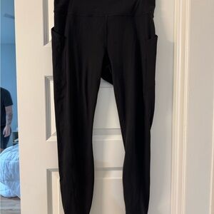 Fabletics Black High-Waisted Leggings with Pockets